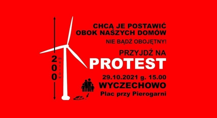 W gminie Somonino będą protestować na DK20 przeciwko budowie farmy wiatrowej i przeładowni śmieci