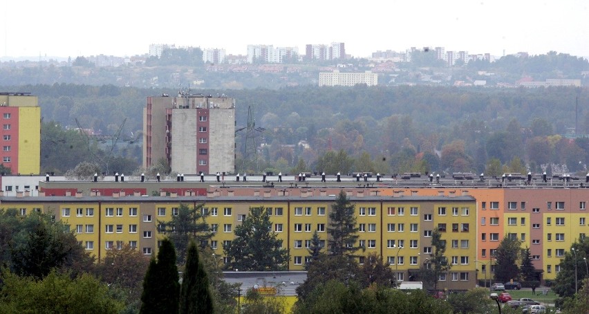 Panorama Zagłębia z Dąbrowy Górniczej - Gołonogu