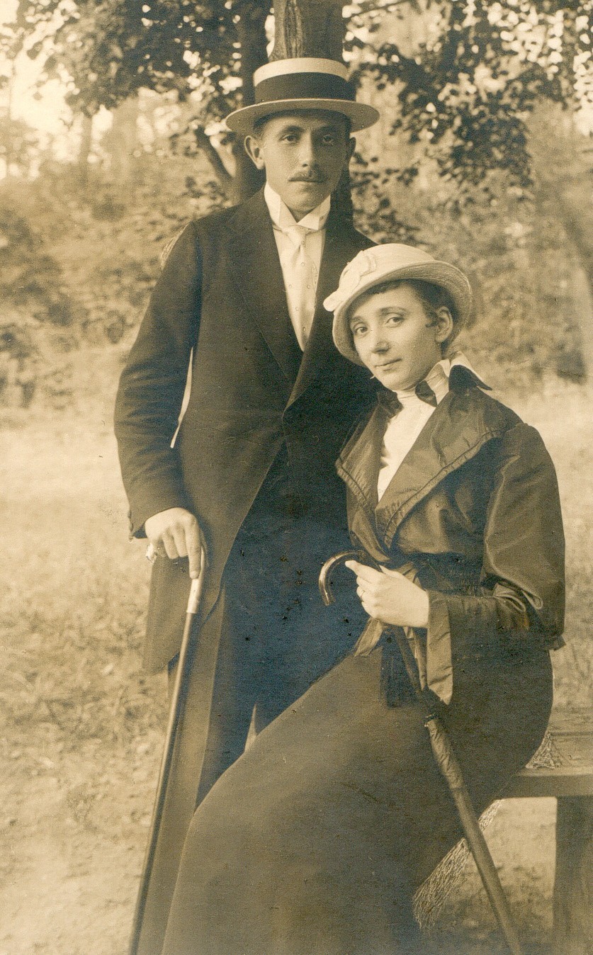 Romantyczna para Weronika i Edmund Maliccy -ok. 1920 r.