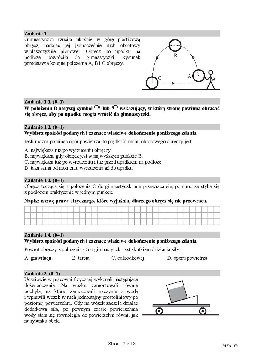 Matura 2015 FIZYKA [ODPOWIEDZI, ARKUSZE CKE]