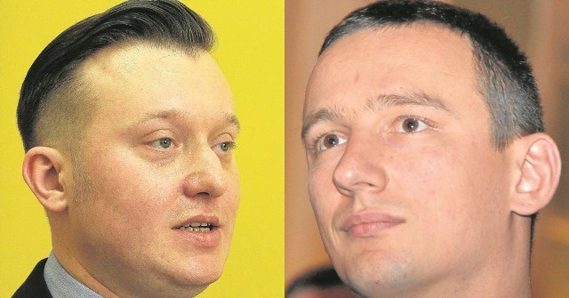 Krzysztof Stawnicki - radny PiS oraz Maciej Biernacki - radny PO