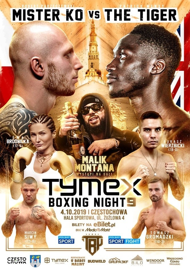 Start gali Tymex Boxing Night 4 października o godzinie...