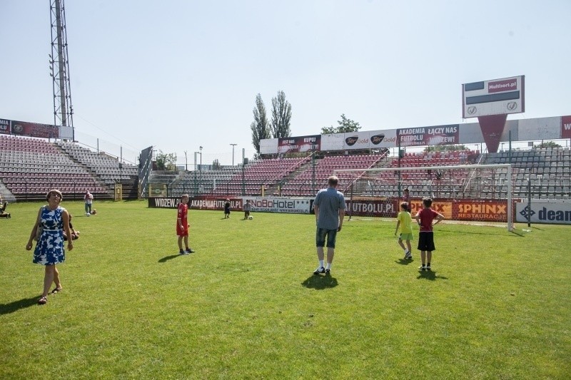 Urodziny Łodzi 2014. Łodzianie zwiedzali stadion Widzewa [zdjęcia]