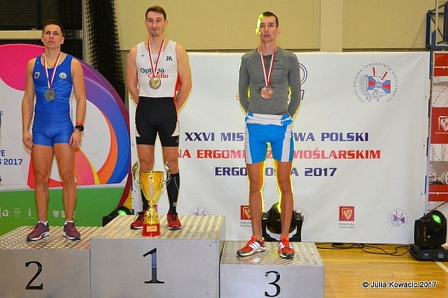 W kategorii wagowej poniżej 75 kg na podium stanęli (od lewej) Artur Mikołajczewski, Jerzy Kowalski i Miłosz Jankowski