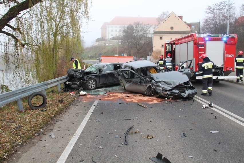 Po wypadku na ulicy Krakowskiej w Sandomierzu do szpitala...