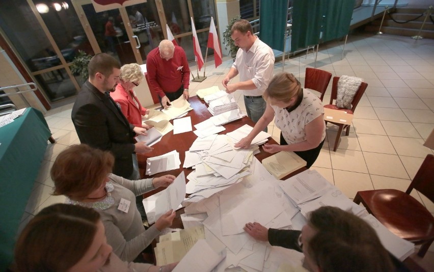 Wybory parlamentarne 2015: Trwa liczenie głosów w komisjach wyborczych