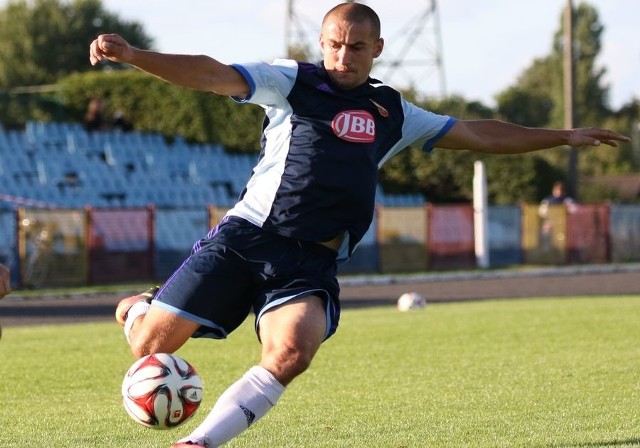 Marek Kaliszewski strzelił jedyną bramkę w sobotnim starciu dla Tęczy