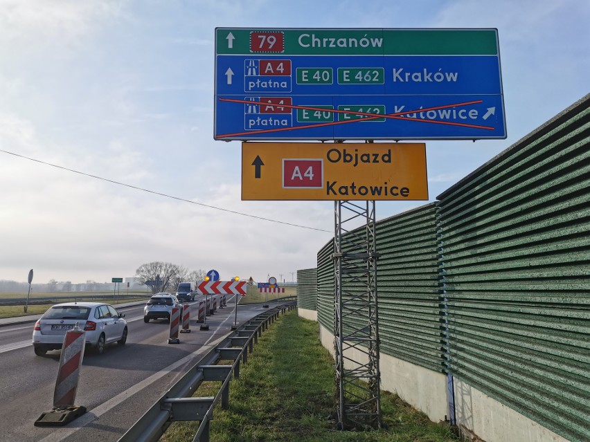 Trwa remont na autostradzie A4 Katowice - Kraków. Poważne...