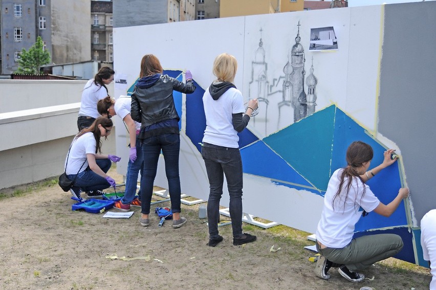 Otwarcie Bramy Poznania ICHOT: Pokaz tworzenia muralu
