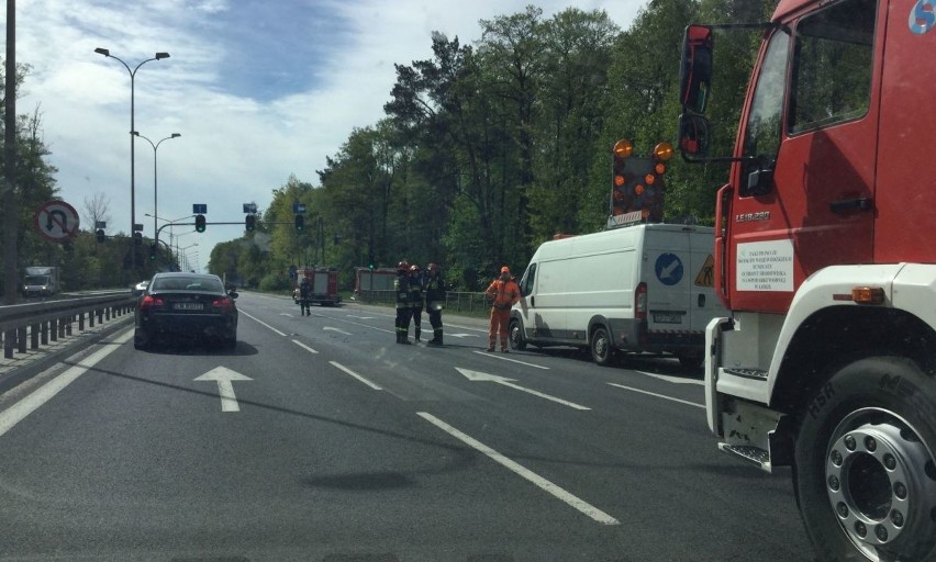 Wypadek między Łodzią i Tuszynem