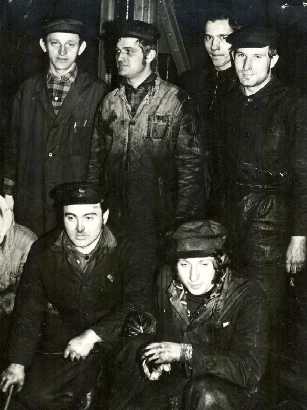 Ryszard Kowalski (pierwszy od lewej) - lata 60.