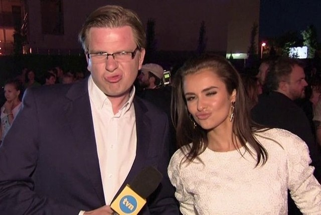 Filip Chajzer i Natalia Siwiec (fot. Dzień Dobry TVN/x-news)