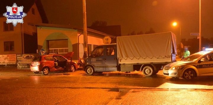 Wypadek na skrzyżowaniu w Biłgoraju. 59-latka poważnie ranna