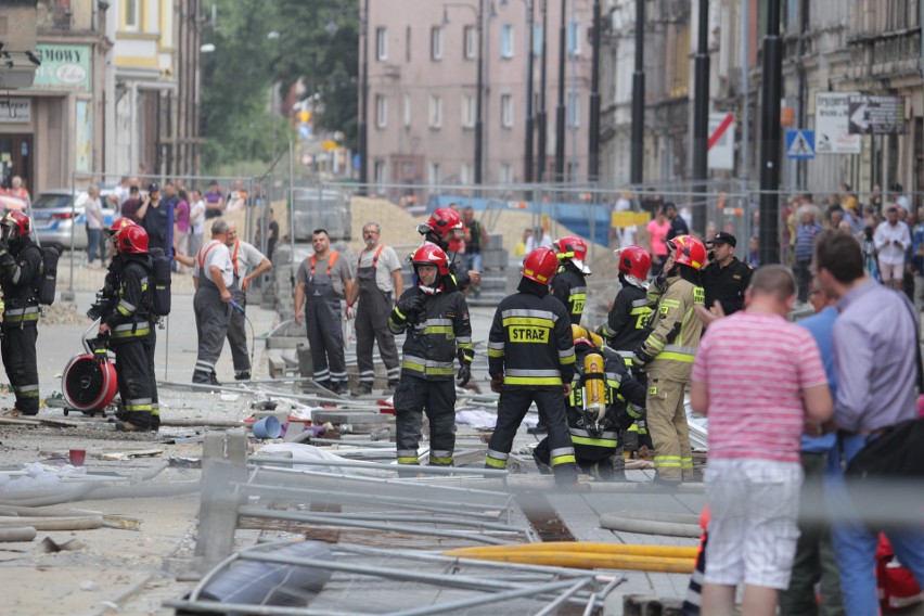 Wybuch gazu w Bytomiu nastąpił na ul. Katowickiej, w ścisłym...