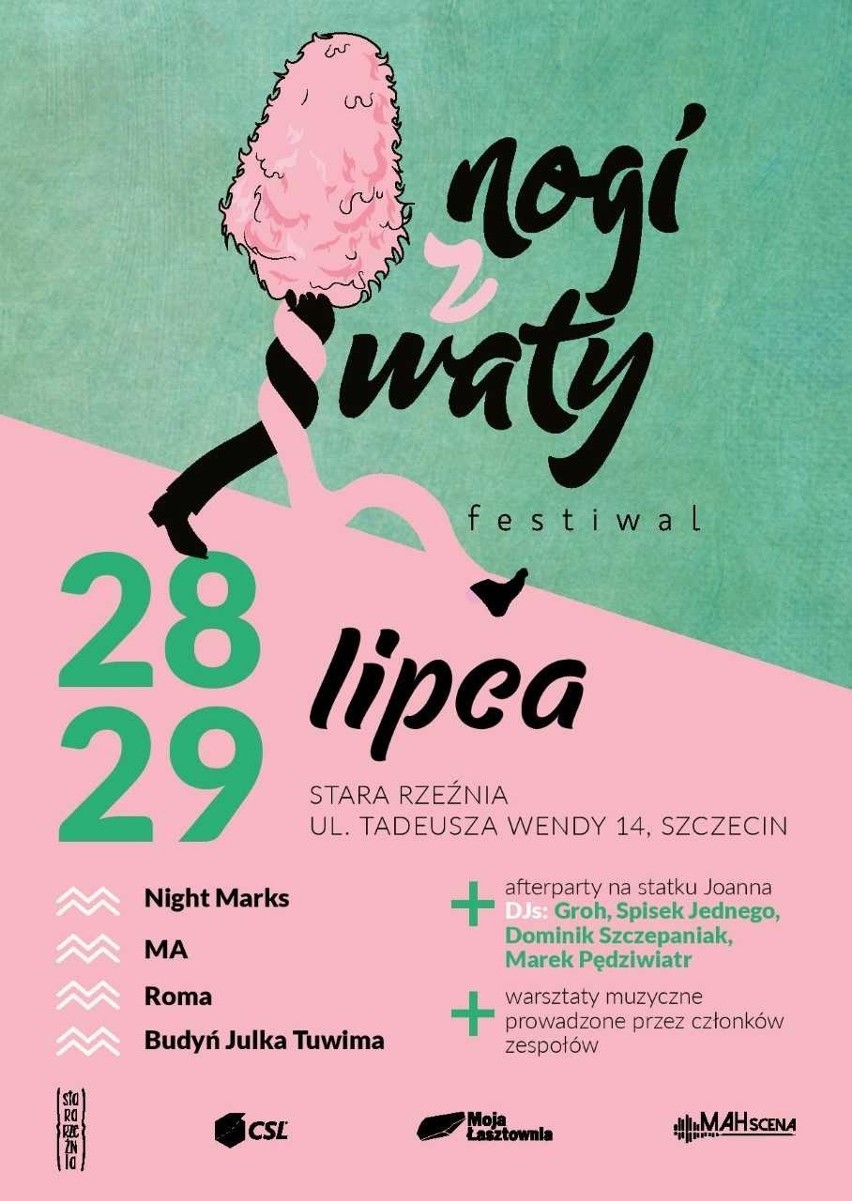 Festiwal Nogi z Waty w Starej Rzeźni. Dużo dobrej muzyki, "Budyń" i Czesław Mozil [program]