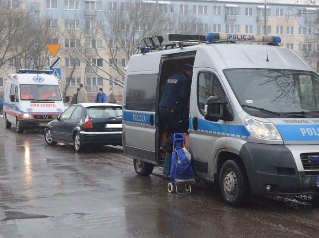 Kobieta została potrącona przed godziną 11 na ulicy Reja w Toruniu