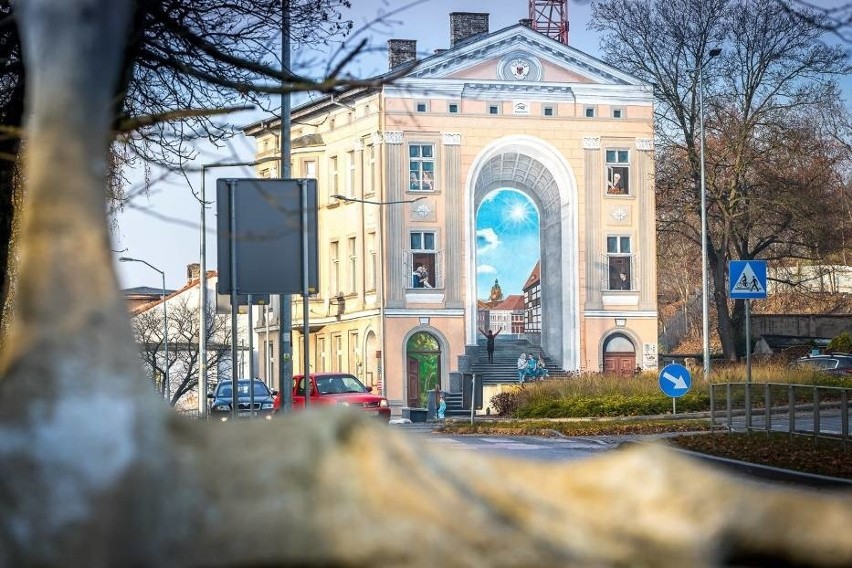 Mural przy ulicy Jagiełły w Gorzowie bierze udział w...