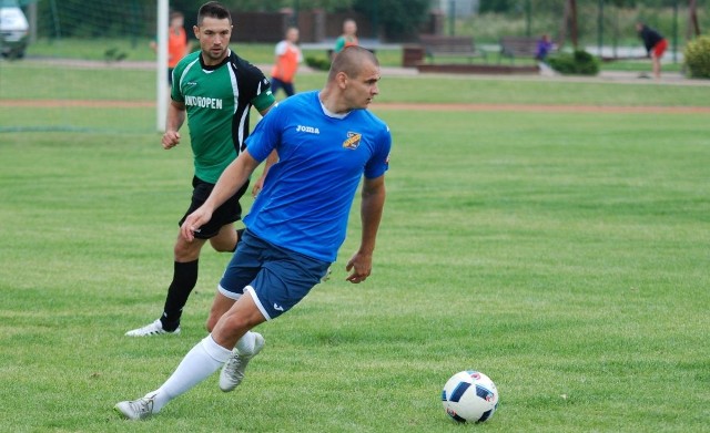 Mateusz Fryc strzelił dwa gole dla Naprzodu w meczu z Alitem