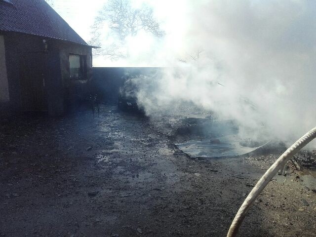 W miejscowości Górsko (gmina Postomino) spłonęła stodoła i...