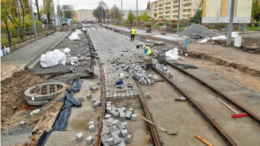 Remont torów na gdańskich Stogach - listopad 2019