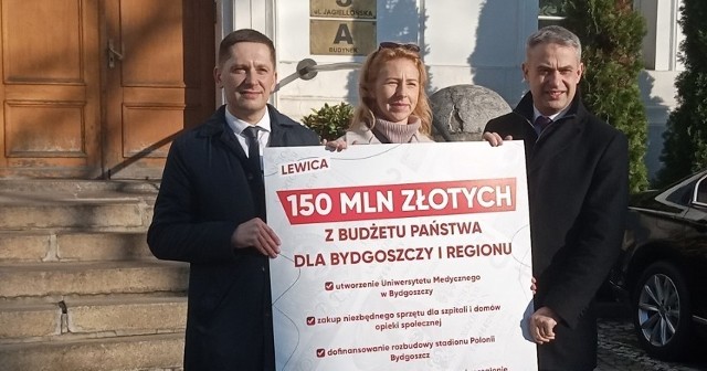 Lewica zgłosiła poprawki dotyczące Bydgoszczy i okolic na 150 mln zł.
