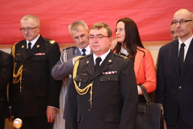 Bryg. Marek Kucharski, komendant opolskich strażaków.
