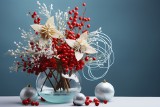 Stroik świąteczny w wazonie. Niezwykła ozdoba na bożonarodzeniowy stół. Pomysły na piękną dekorację na Boże Narodzenie