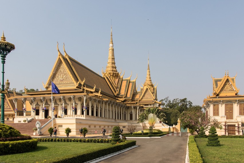 Pałac królewski we Phnom Penh, stolicy Kambodży.