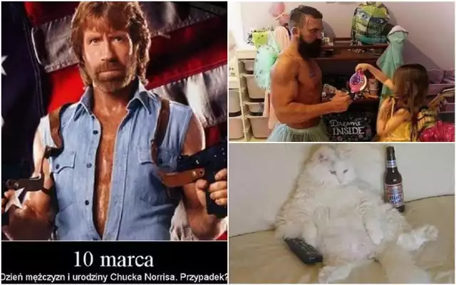 O mężczyznach z przymrużeniem oka. W tle Chuck Norris i inni twardziele. Najśmieszniejsze MEMY. Zobaczcie >>