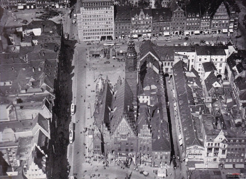 Lata 1935-1938 , Rynek z lotu ptaka.