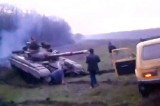 Ukraiński czołg przechwycony przez prorosyjskich separatystów (wideo)