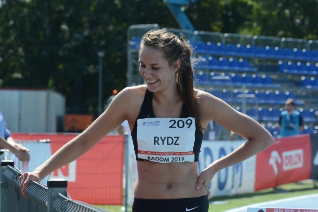 Aneta Rydz, srebrna medalistka mistrzostw Polski.