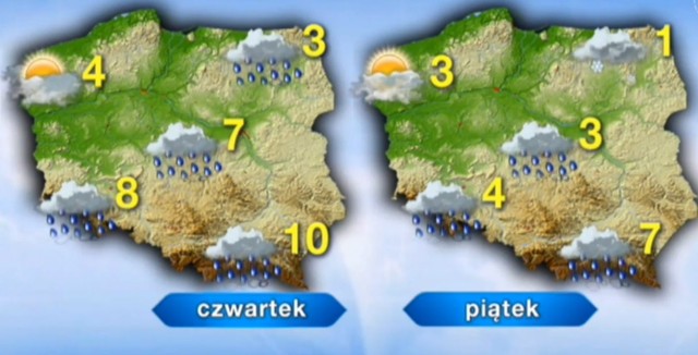 W czwartek słonecznie ma być tylko na północnym zachodzie Polski.