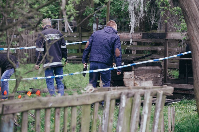 W psiej budzie na terenie ogrodu przy ul. Koronowskiej...