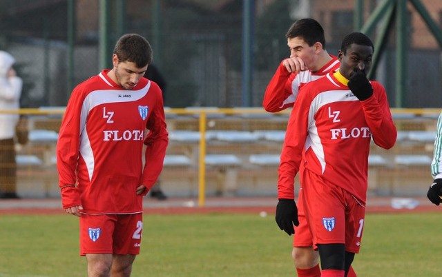 Bułgar Marczew (z lewej) już podpisał kontrakt z Flotą, Kameruńczyk Mawo (z prawej) swoją przydatność ma udowodnić w Wiśle.
