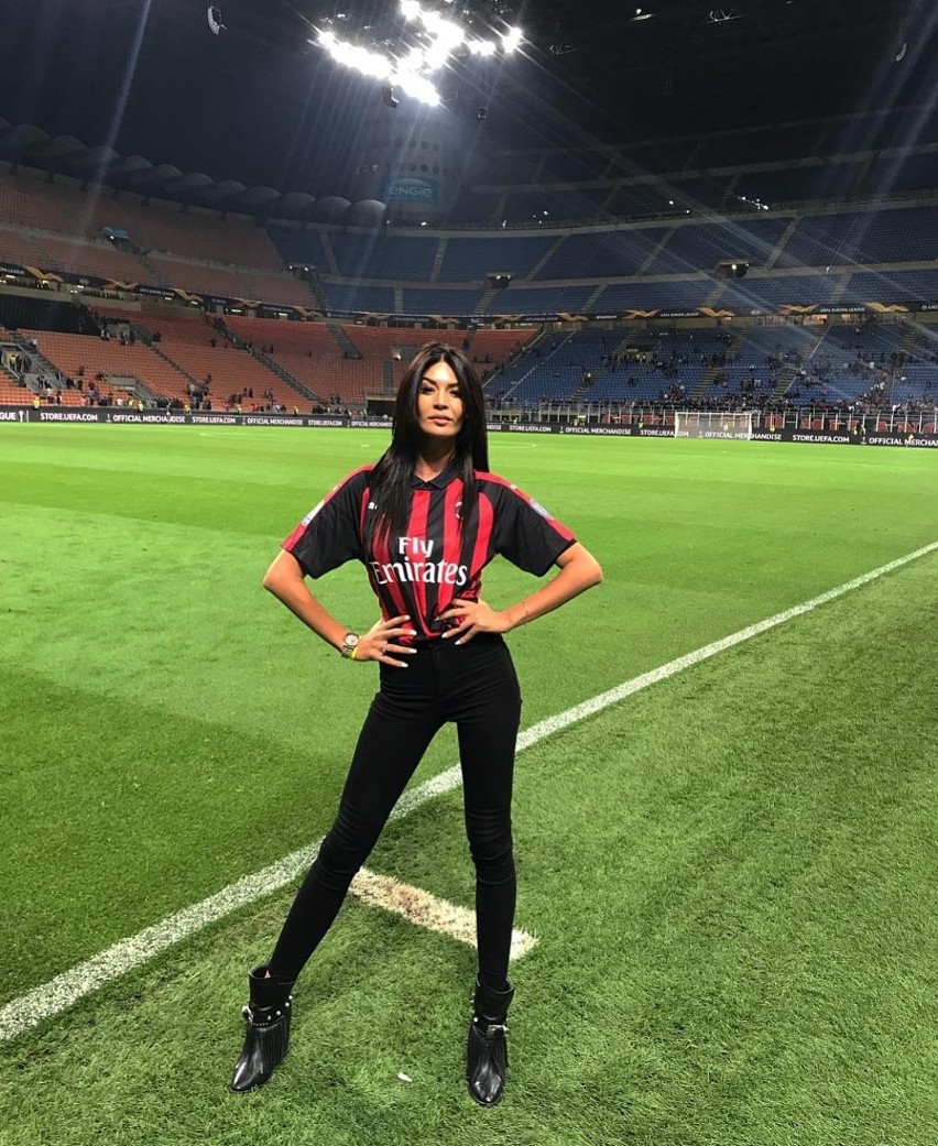 Andreea Tolomeiu, fanka AC Milan