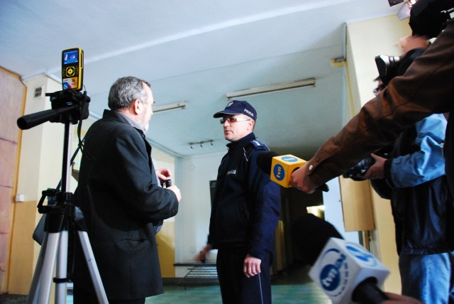 Zygmunt M. o godzinie 11 stawił się w komendzie powiatowej Policji w Będzinie