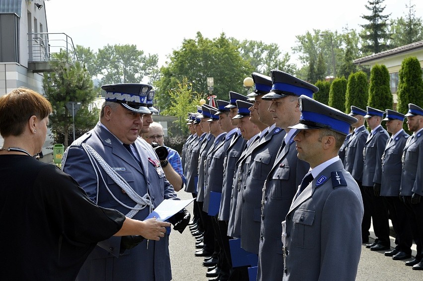 Gorlice. Święto policji, wręczono awanse i podziękowano za ciężką służbę [ZDJĘCIA]