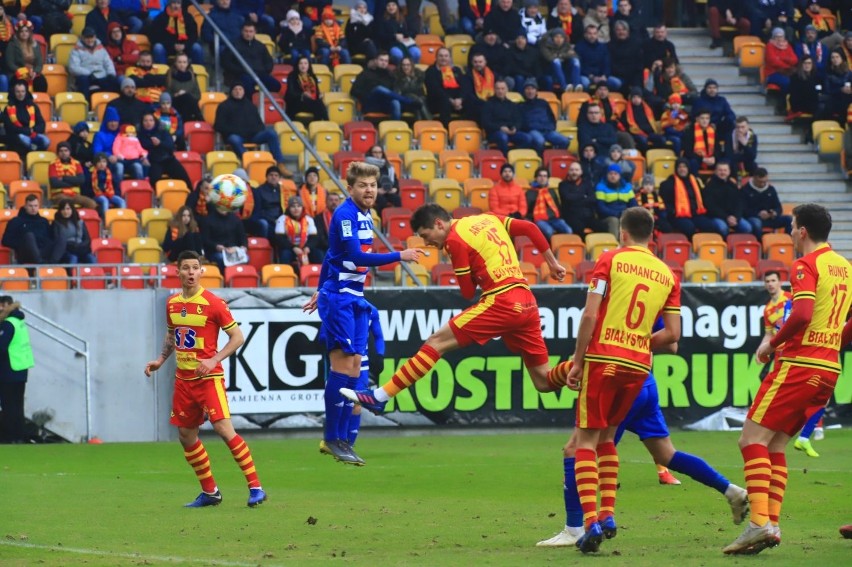 Jagiellonia Białystok - Wisła Płock 1:0. Szczęśliwe zwycięstwo Jagiellonii. Najważniejsze są jednak trzy punkty! (zdjęcia)