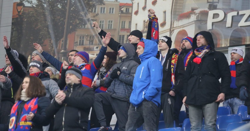 Piast Gliwice - Lech Poznań ZDJĘCIA KIBICÓW