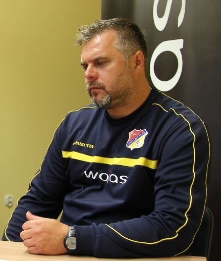 Trener Marek Żołądź