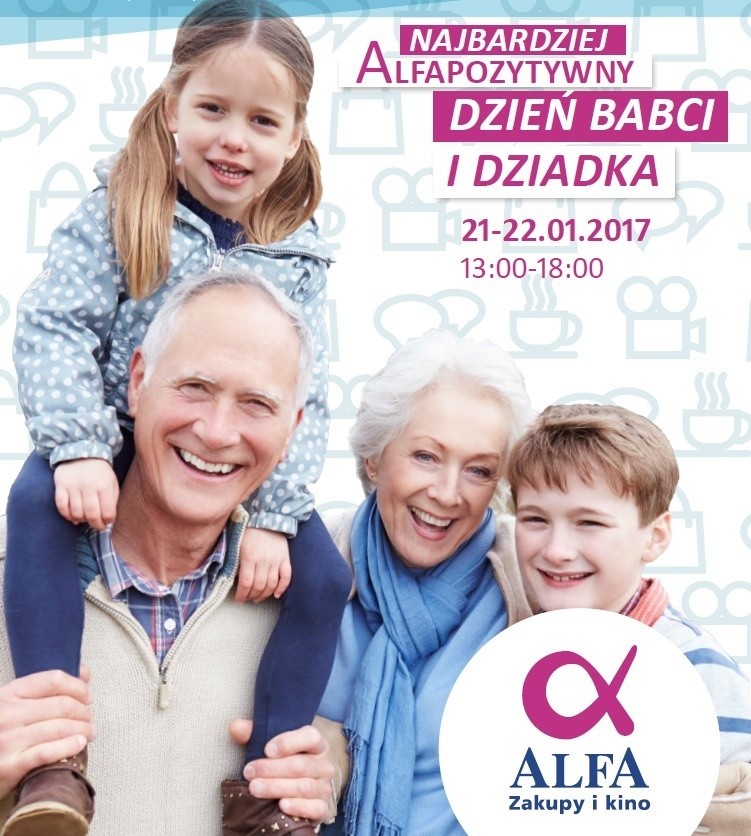 Dzień Babci i Dziadka w Alfa Centrum. Spotkaj się z blogerką Bogumiłą Bartnik