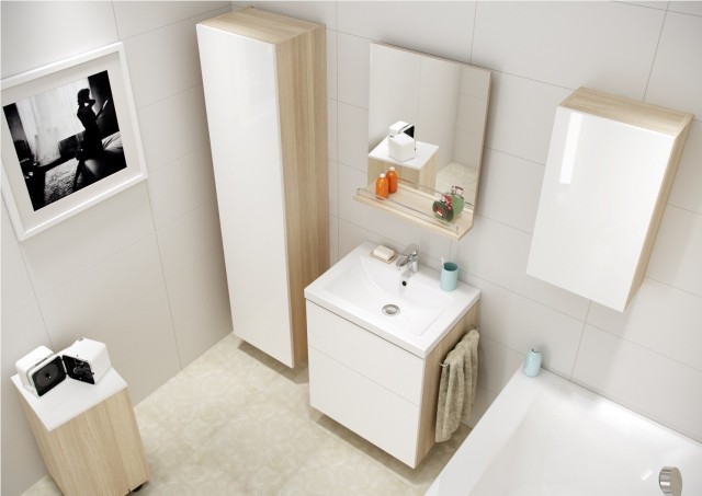 W aranżacji małej łazienki liczy się każdy centymetr przestrzeni. Warto skorzystać z rozwiązań, które to ułatwią.