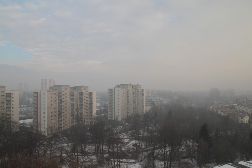 Kraków. Smog nad Prądnikiem Czerwonym [ZDJĘCIA]