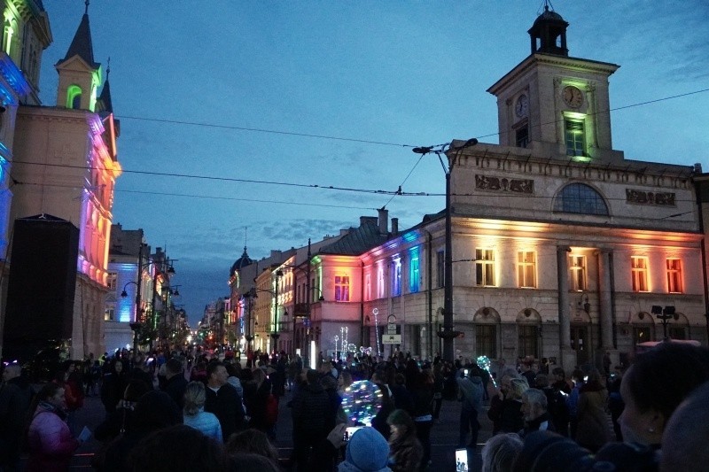 Festiwal Światła w Łodzi w 2018 roku.
