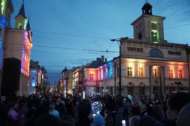 Festiwal Światła w Łodzi w 2018 roku.