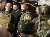Lisiczańsk. Prezydent Ukrainy Wołodymyr Zełeński odwiedził żołnierzy