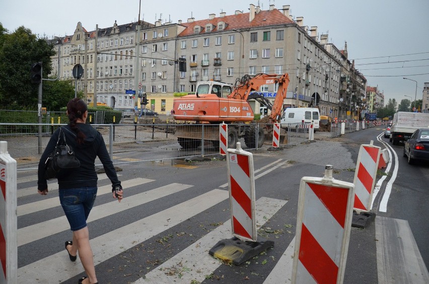 Wrocław: Zmiany na Wyszyńskiego. Jeździmy drugą stroną jezdni (ZDJĘCIA)