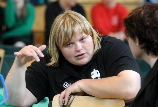 Sylwia Krzemień, mistrzyni świata wszechwag w sumo jest na razie liderką lubuskiego plebiscytu