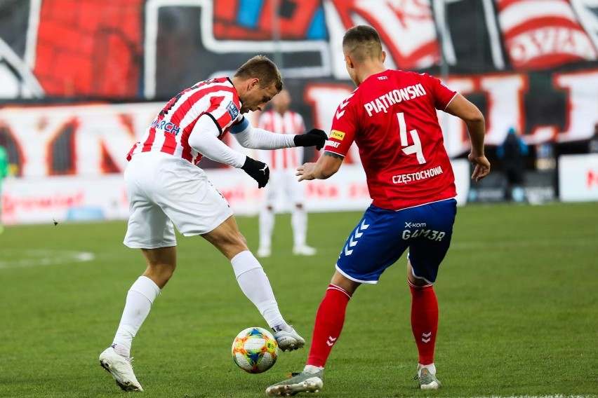 Janusz Gol podczas meczu Cracovia - Raków